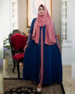 Zahra Veil - Navy Blue - Image 3