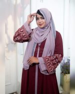 Zahra Veil - Maroon