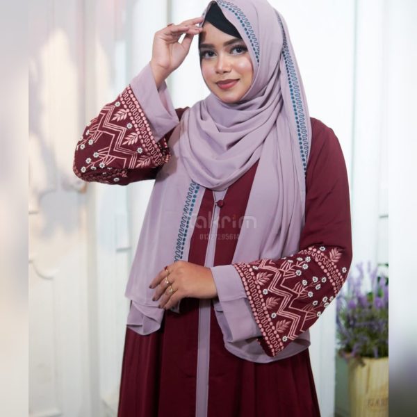 Zahra Veil - Maroon